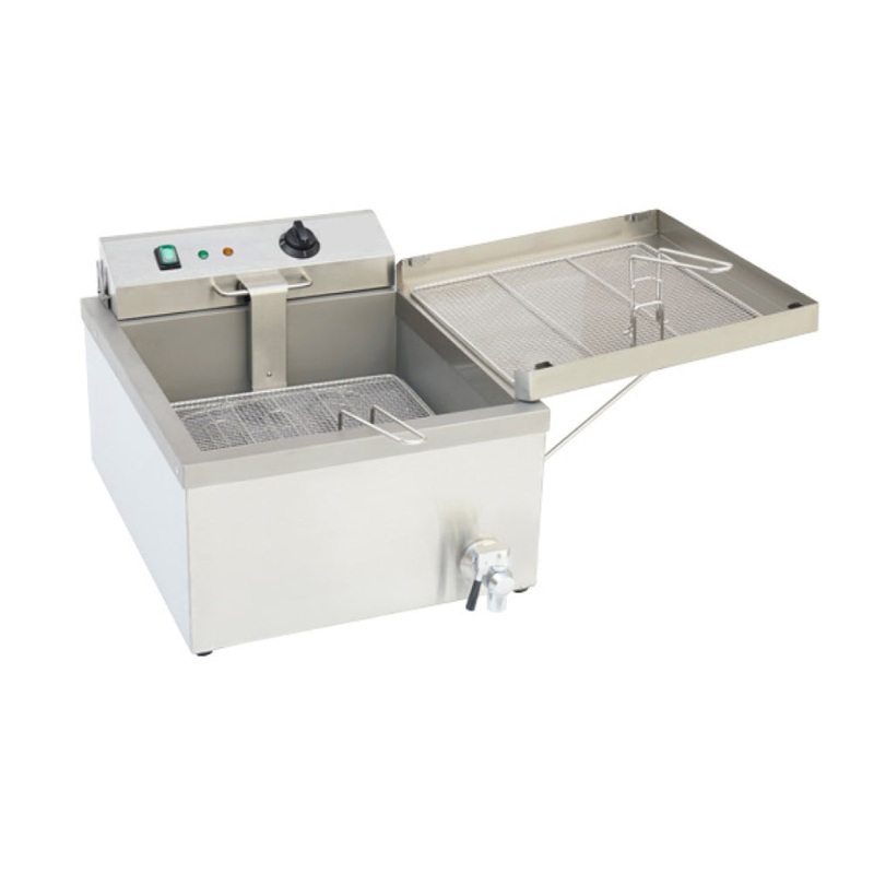 (USED) Nella 25 Lb. Electric Countertop Fryer – 44522 – 120V/1Ph