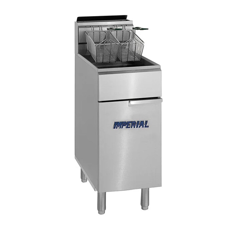 Imperial IFS-50 50 Lb. Gas Tube Fired Fryer – 140,000 BTU