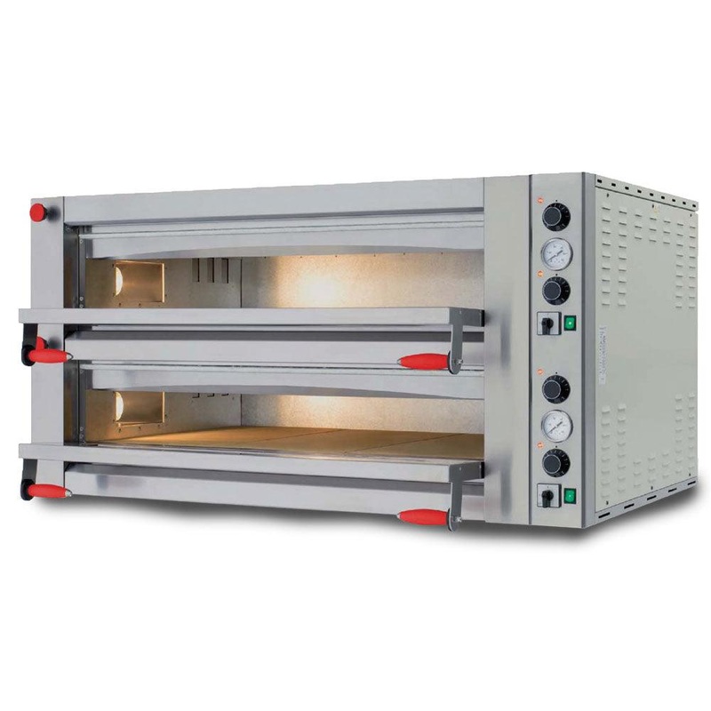 (USED) Nella 43 Double Chamber Pizza Oven With Mechanical Display – 220V, 13.2 kW – 40638