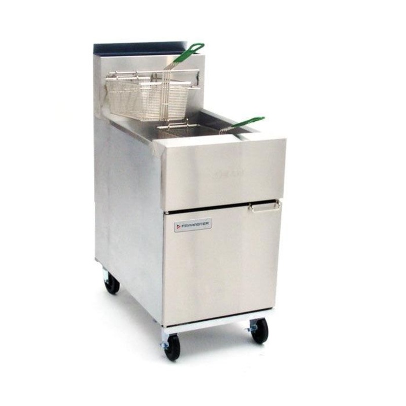 Frymaster Dean SR162 75 Lb. Single Super Runner Value Liquid Propane Fryer – 150,000 BTU