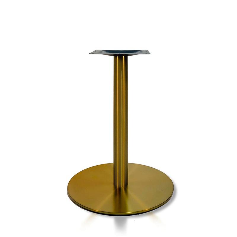 Nella 1822 Dining Table Base-Gold & Black