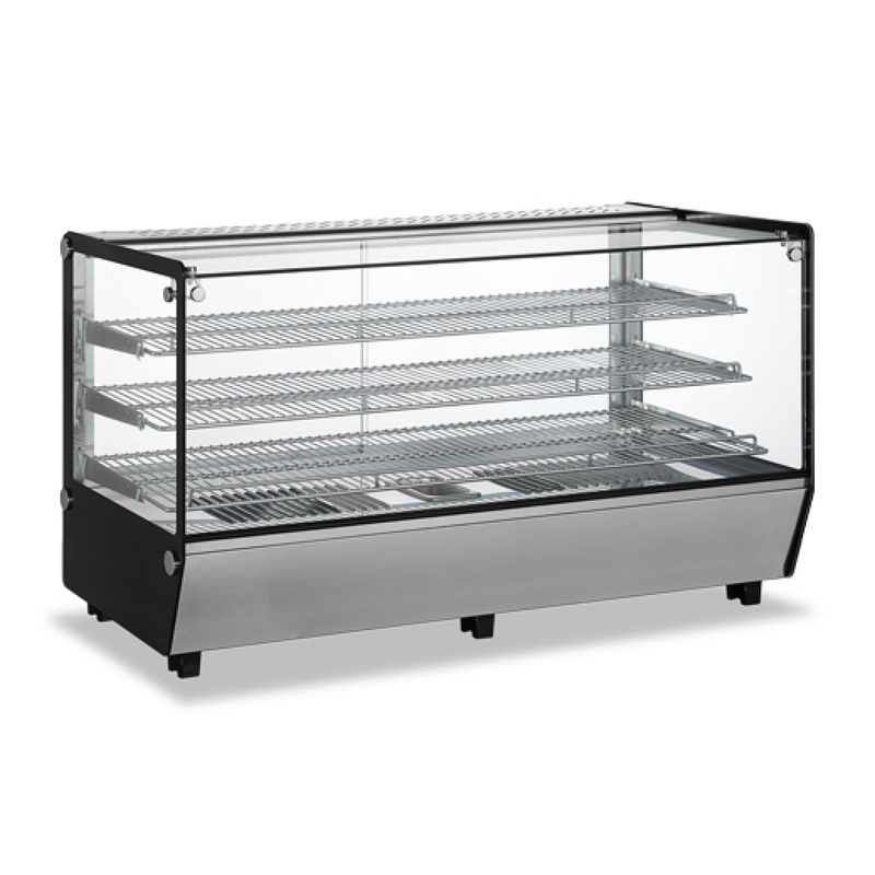 (SCRATCH & DENT) Nella 60 Square Glass Countertop Display Warmer – 8.8 Cu. Ft. – 47428