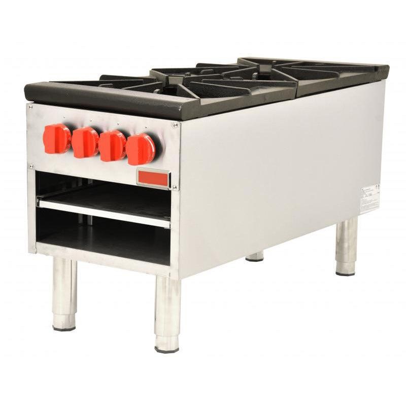 (USED) Nella 18 Natural Gas 2-Burner Stock Pot Range – 200,000 BTU – 37529