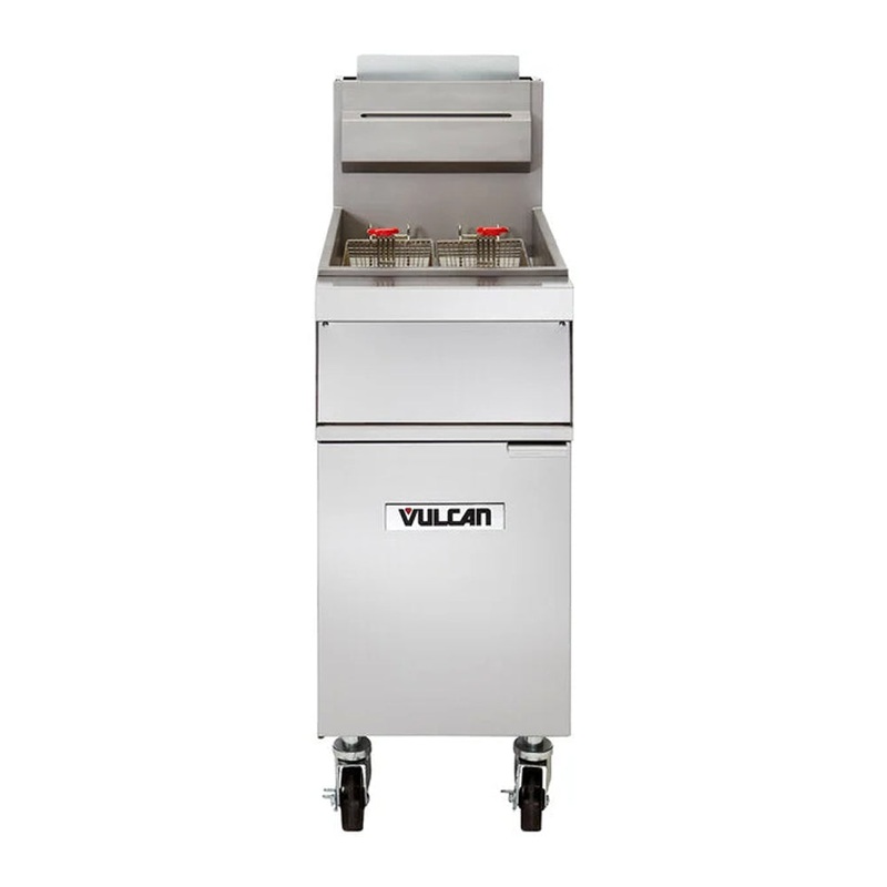 Vulcan 1GR45M 45 Lb. Gas Floor Fryer – 120,000 BTU