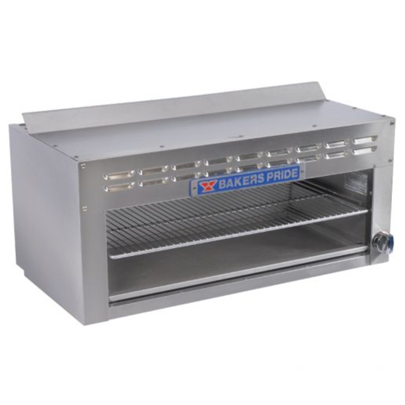 (SCRATCH & DENT) Bakers Pride BPCMi-36N Natural Gas 36 Infrared Cheese Melter –  35,000 BTU