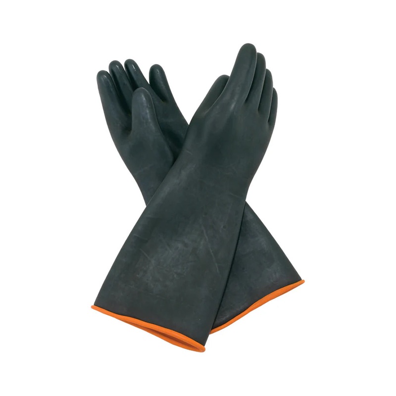 Winco NLGH-18 10.5 x 18.5 Heavy-Duty Natural Latex Gloves