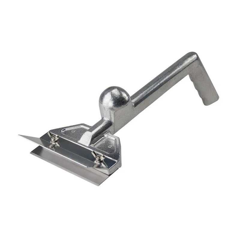 Winco SCRP-14 14 Heavy Duty Aluminum Grill Scraper with Splash Guard