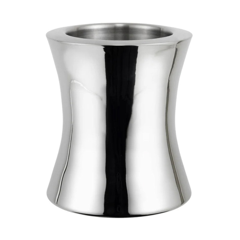Winco WC-60 Double-Wall Hourglass Stainless Steel Wine Bucket