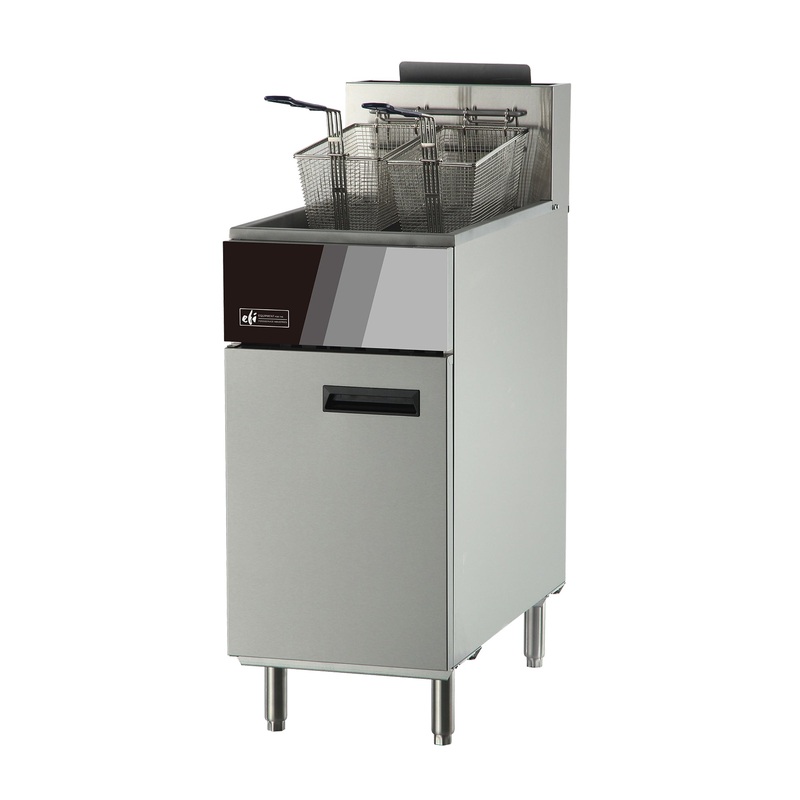 EFI RCTFS-40 40 Lb. Gas Deep Fryer – 102,000 BTU