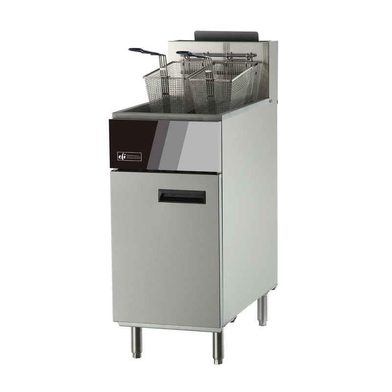EFI RCTFS-50 50 Lb. Gas Deep Fryer – 136,000 BTU