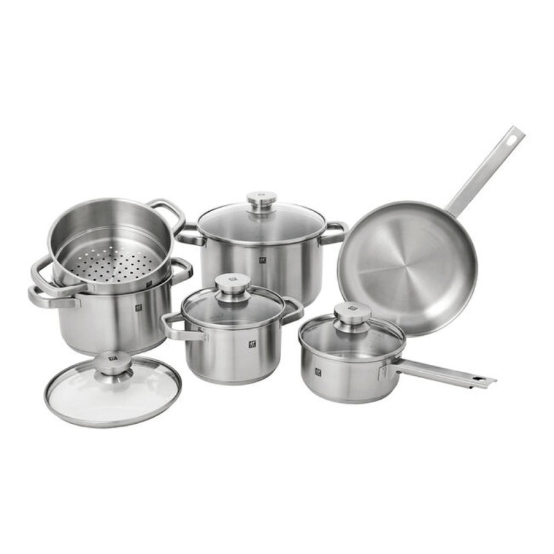 Zwiling Joy 10-Piece Stainless Steel Cookware Set – 64040-021