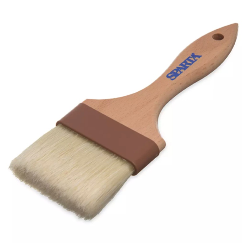 Basting Brush, 3 wide epoxy-set bristles